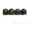 Tiger Ebony Round Wood Beads 15mm